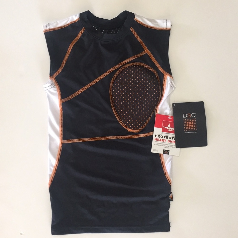 All Star Youth Heart Shield Protective Shirt New
